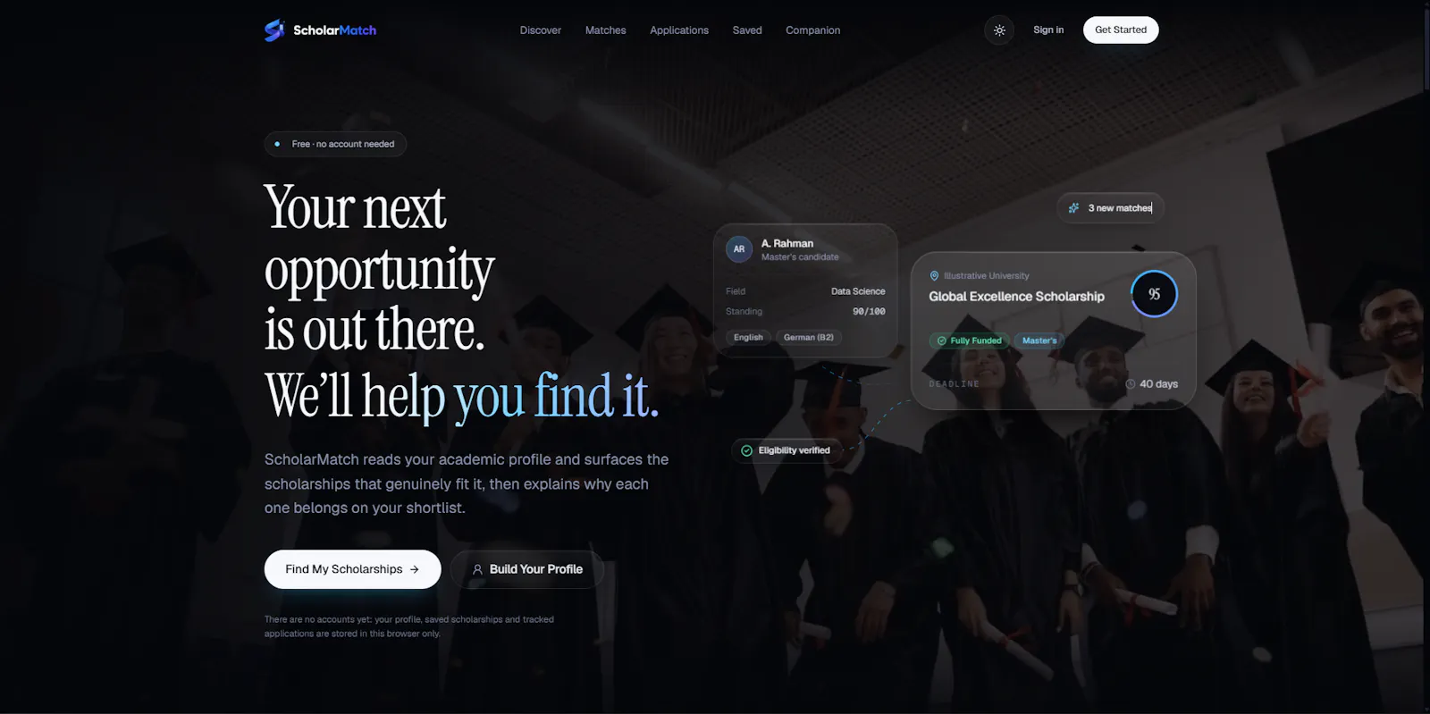 ScholarMatch.me screenshot 1