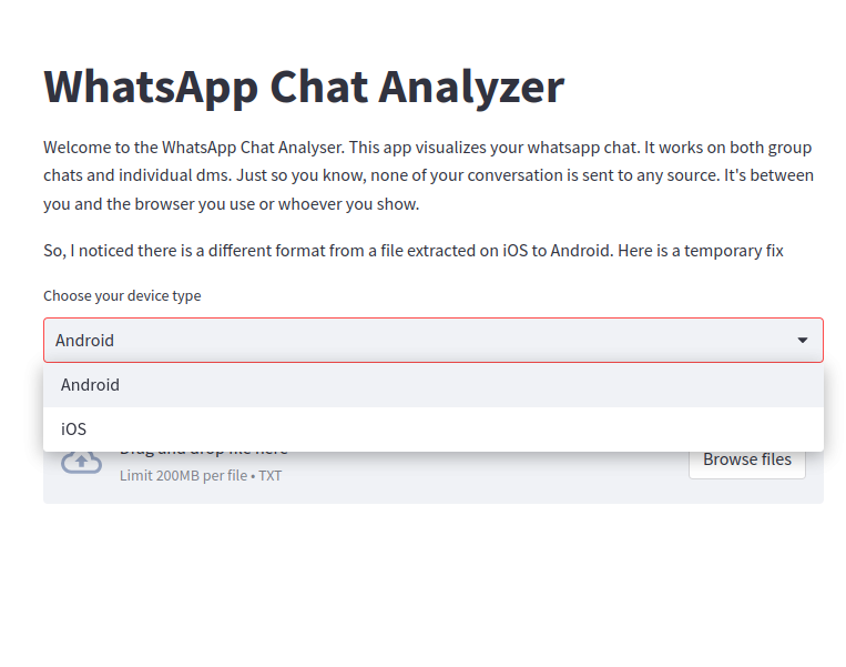 WhatsApp Analyser media 2