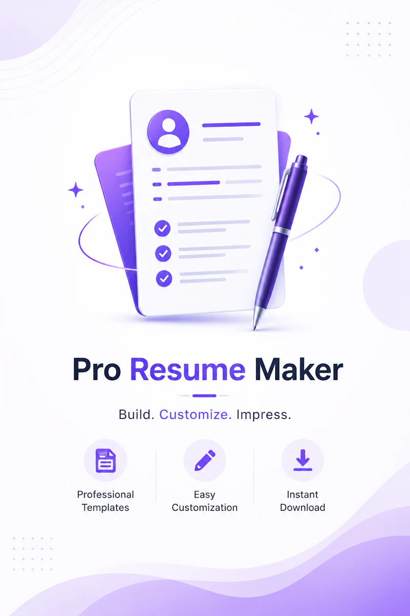 Pro Resume Maker – ATS CV Builder screenshot 3