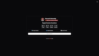 USA University Countdown gallery image