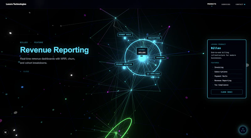 3D Neural Landing Page Kit screenshot 7