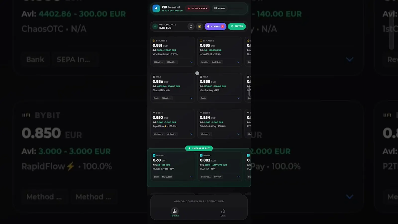 P2P Companion Terminal screenshot 1 (video preview)