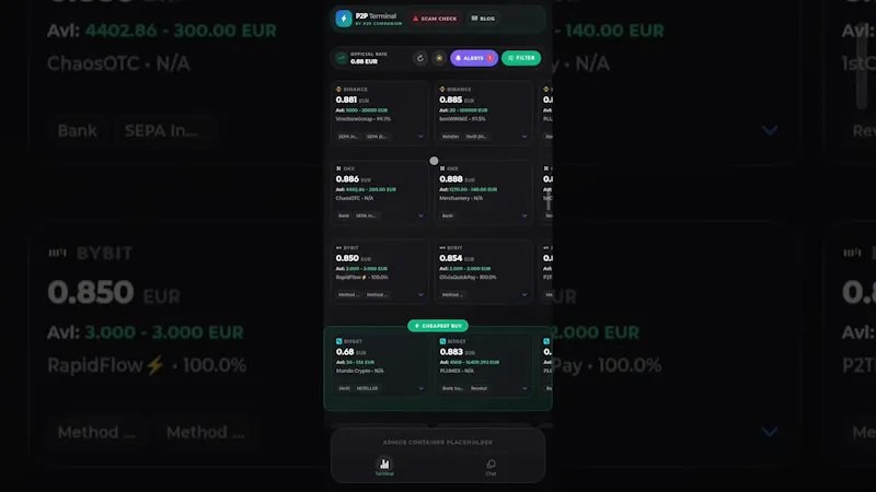 P2P Companion Terminal screenshot 1 (video preview)