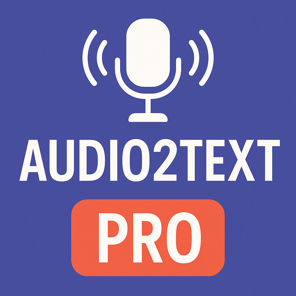 Audio2TextPro logo