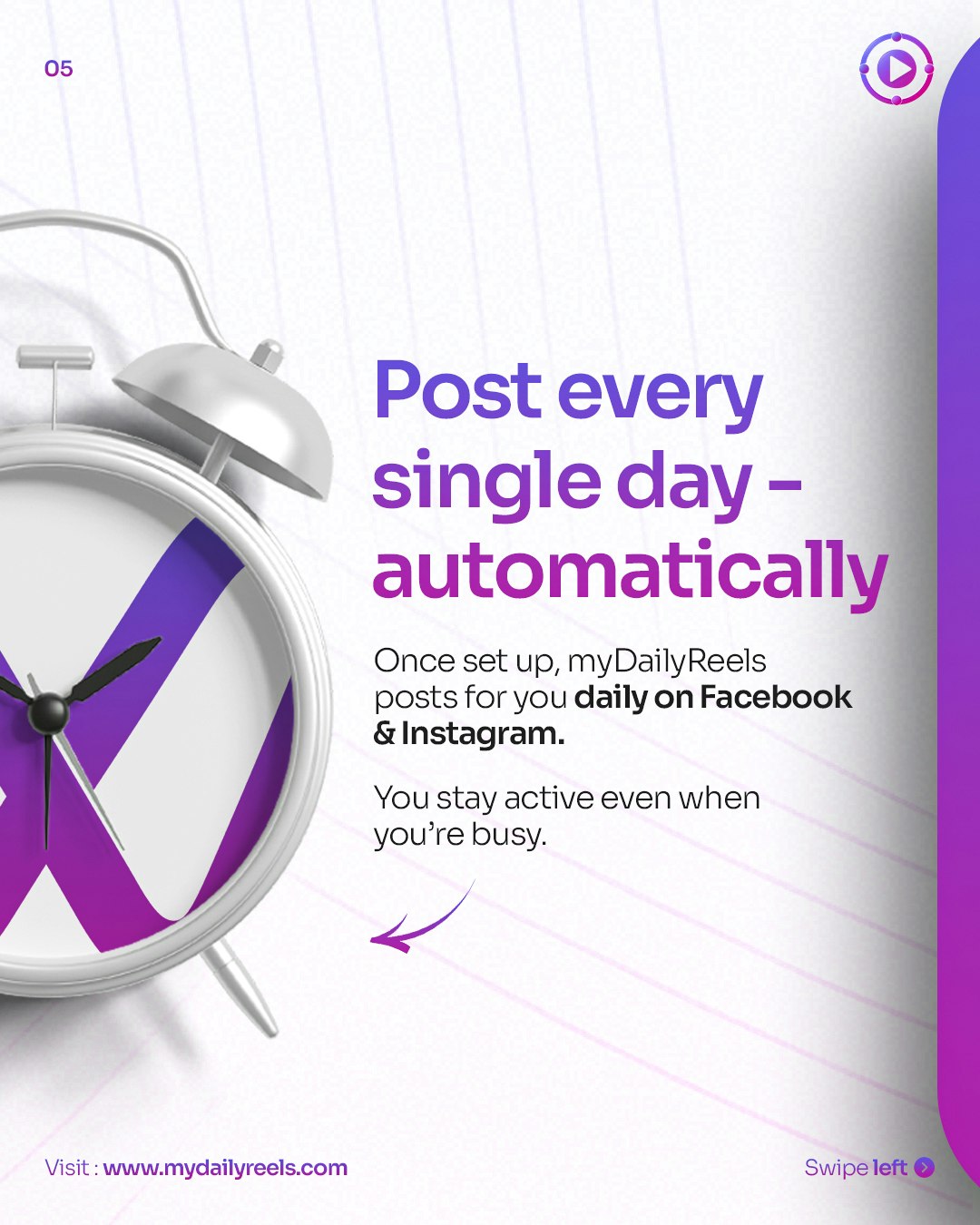 myDailyReels - Screenshot 4 showing product features and functionality