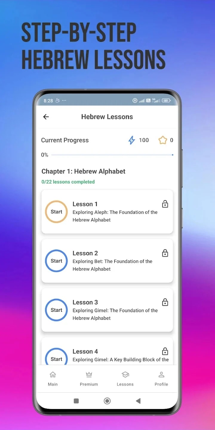 Impara Alphabet Ebraico Easy 2.0 - Impara l'ebraico veloce con AI Scanner e Reading Trainer media 5
