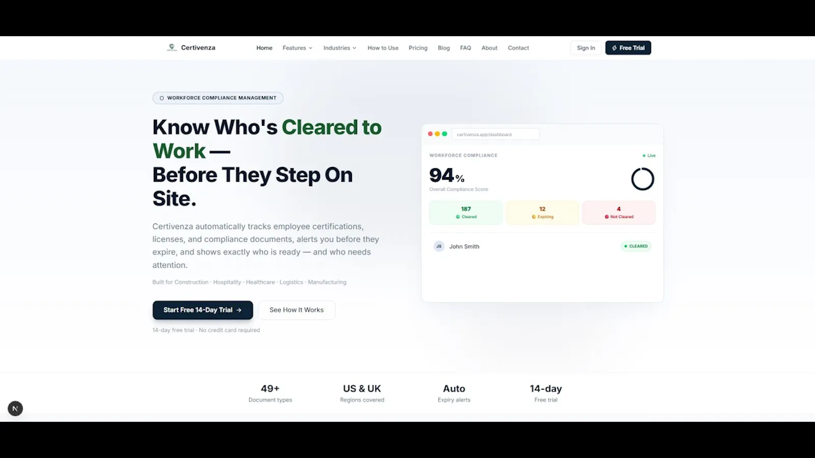 Certivenza screenshot 1 (video preview)