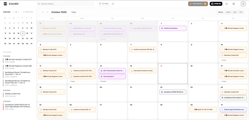 Eventio screenshot 2