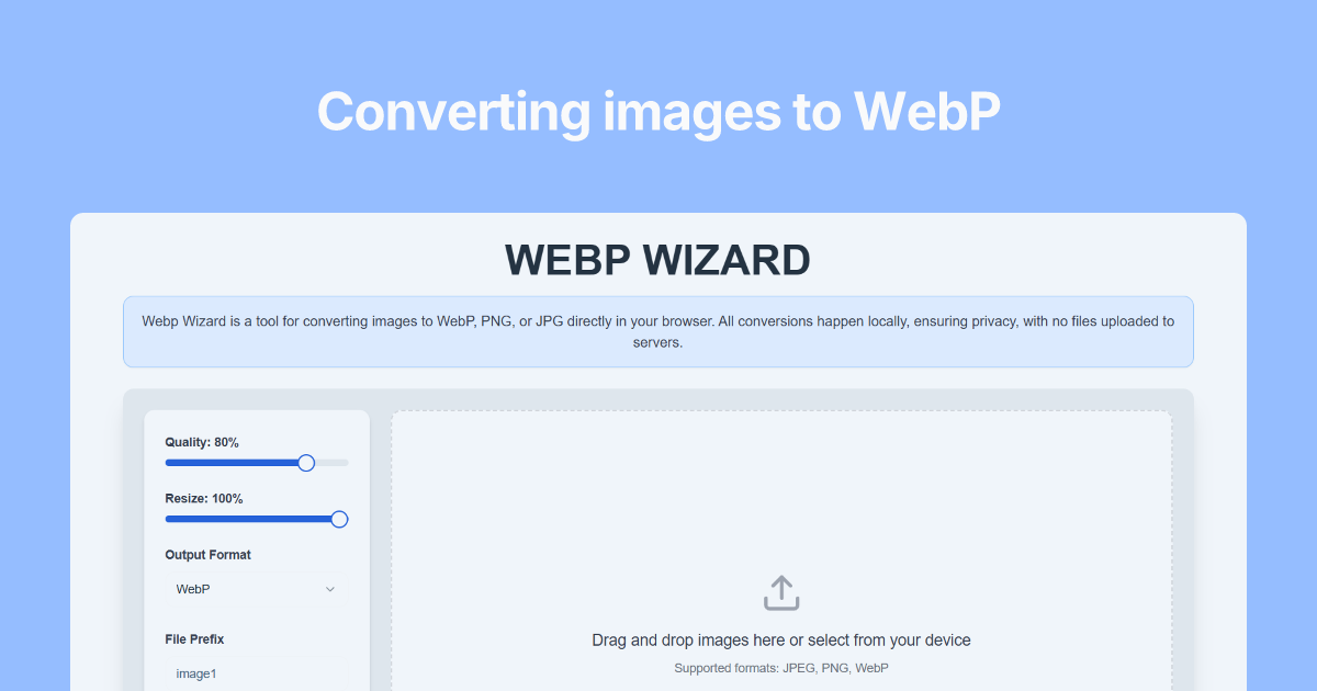 WebP Wizard media 1