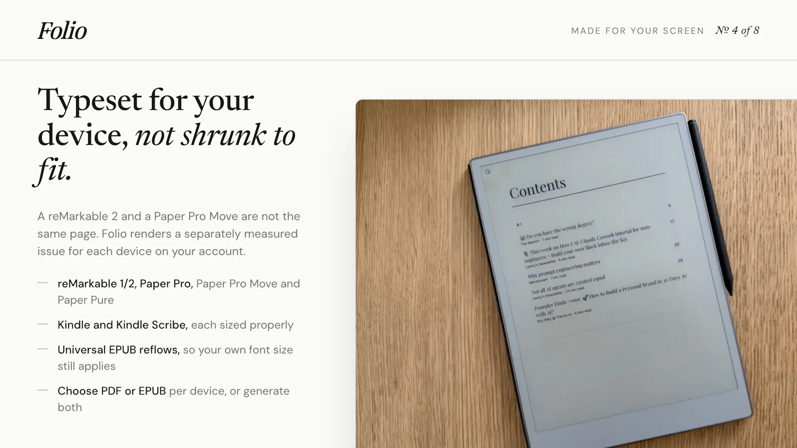 Folio screenshot 6
