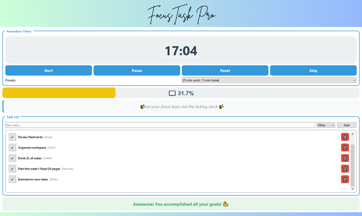 FocusTask Pro media 4