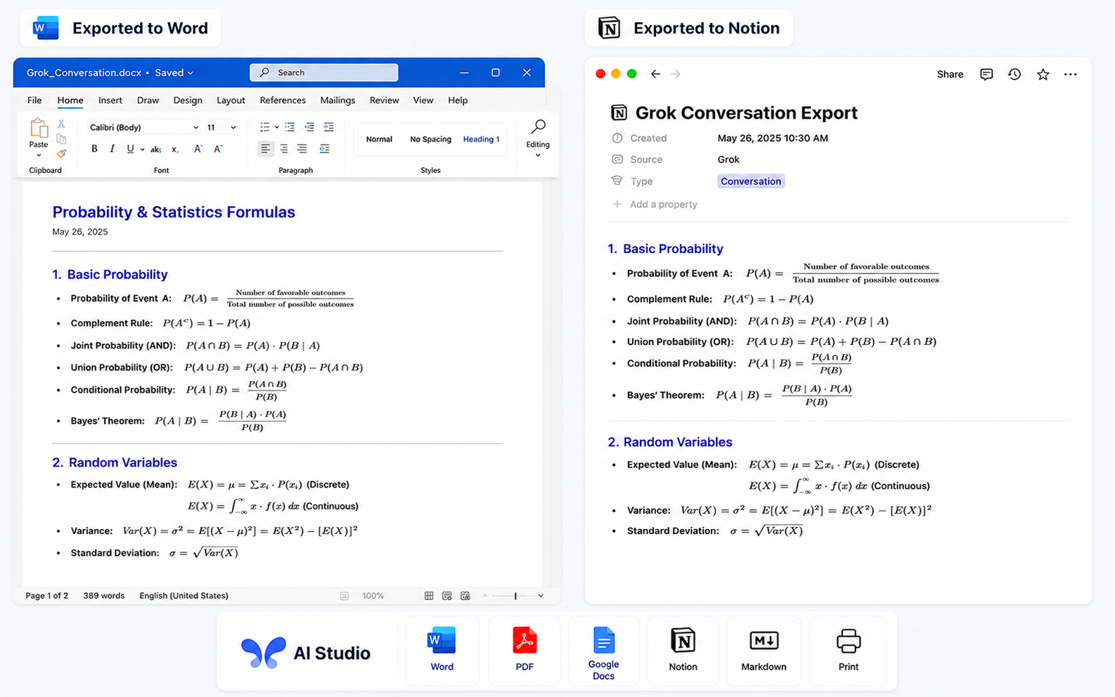 Chat Exporter for AI Studio gallery image
