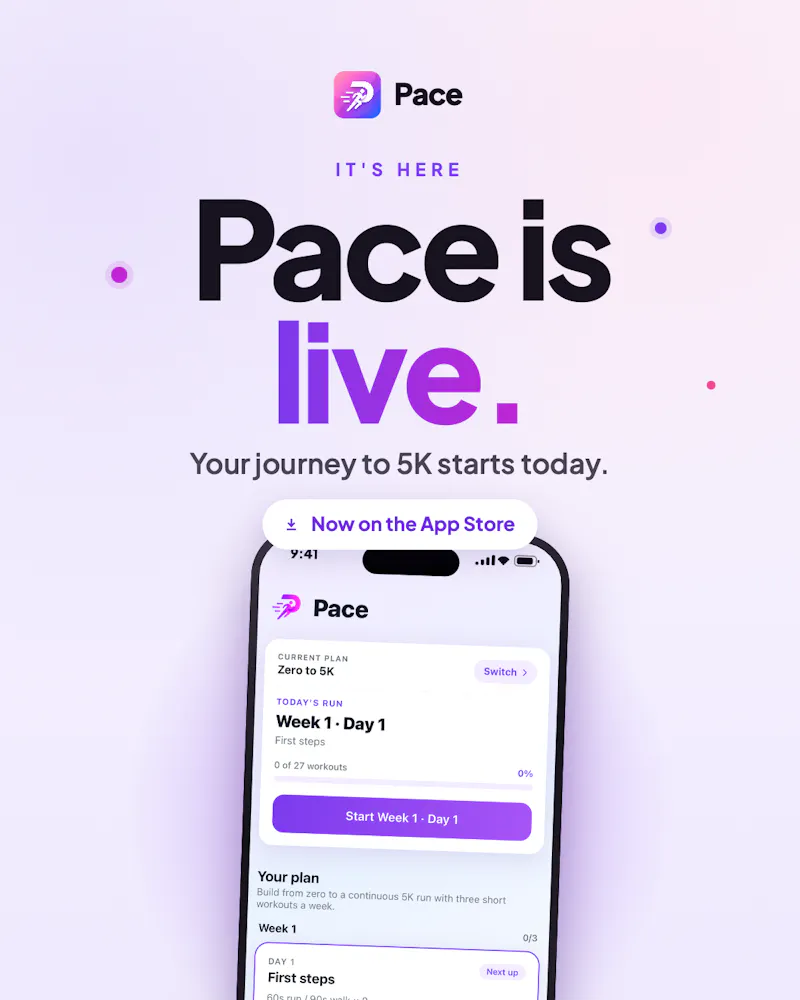 Pace: Couch to 5K Run Coach screenshot 1