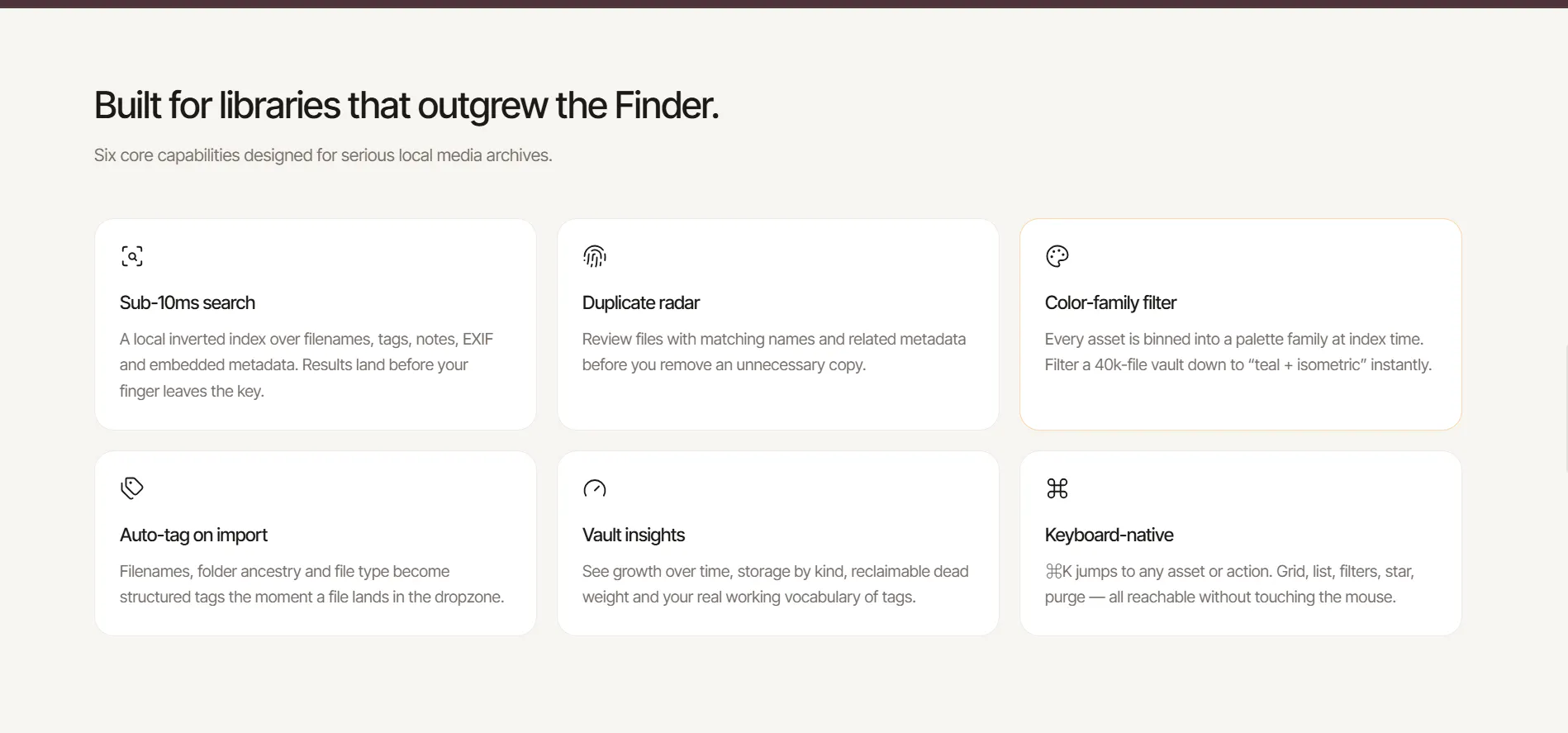 Vaultgrid — Local screenshot