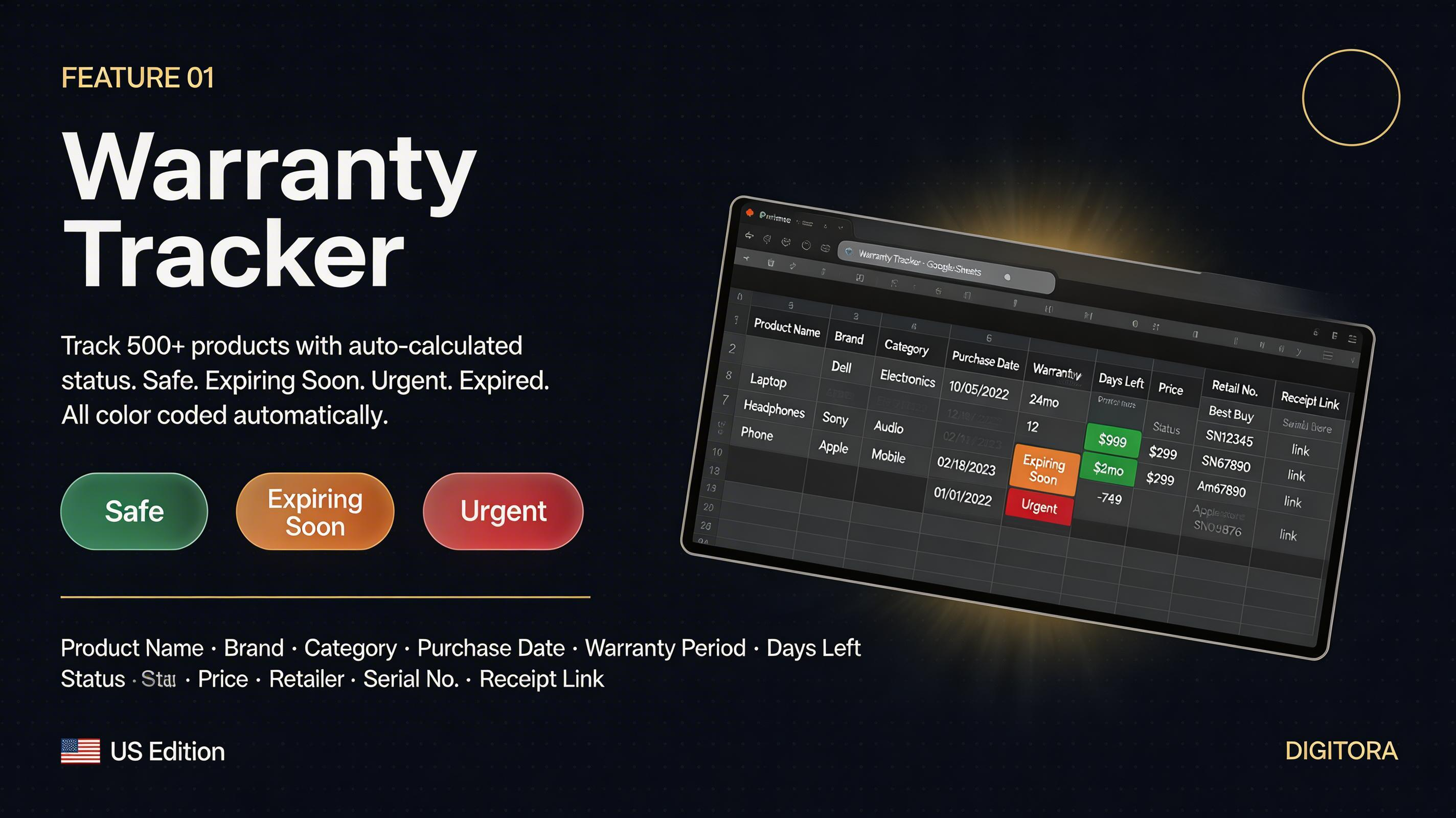 WarrantyVault Pro - Screenshot 2 showing product features and functionality