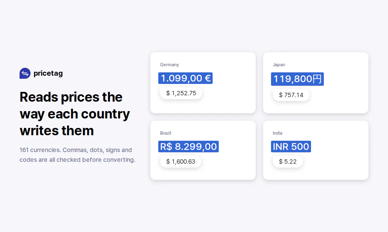 PriceTag: Currency translator gallery image
