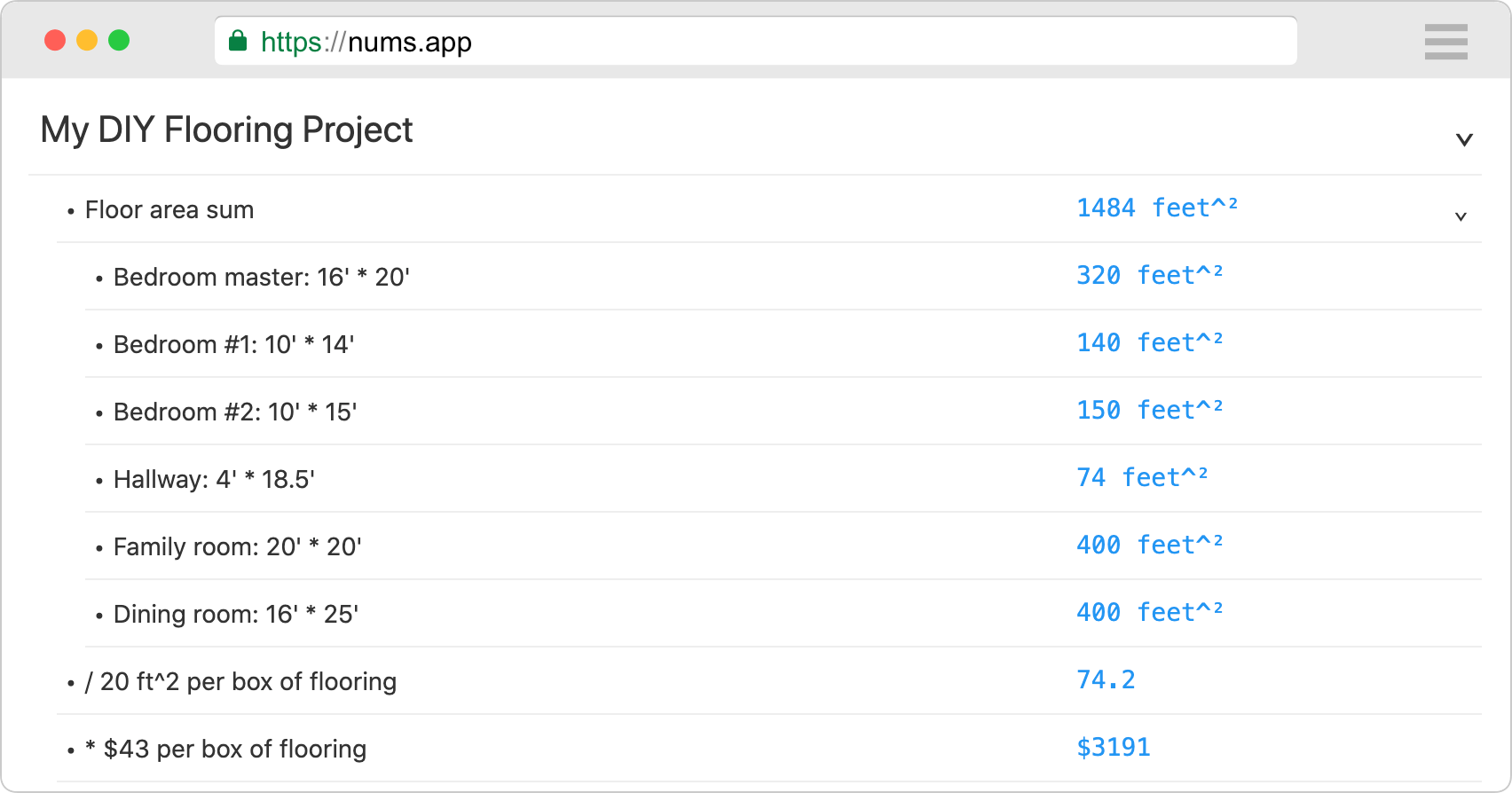 Nums App gallery image