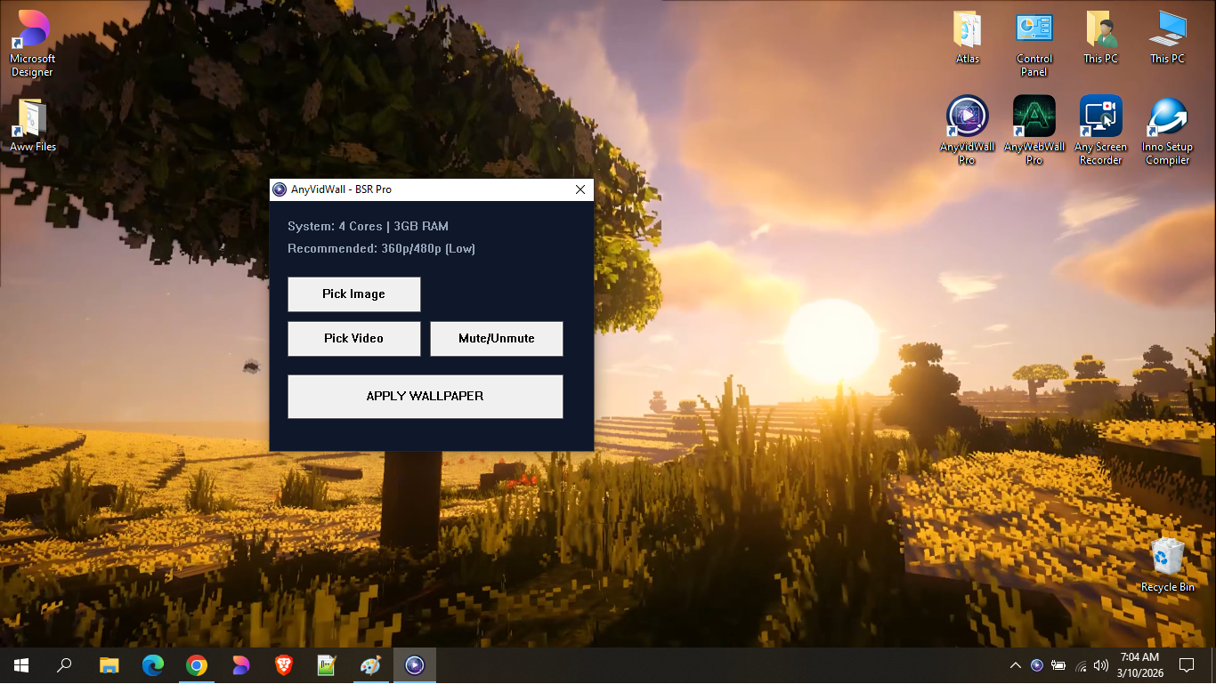 AnyVidWall - Screenshot 3 showing product features and functionality