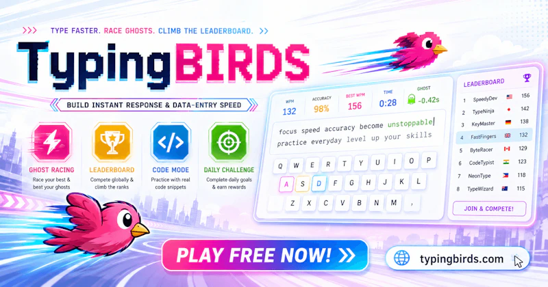 TypingBIRDS screenshot 1