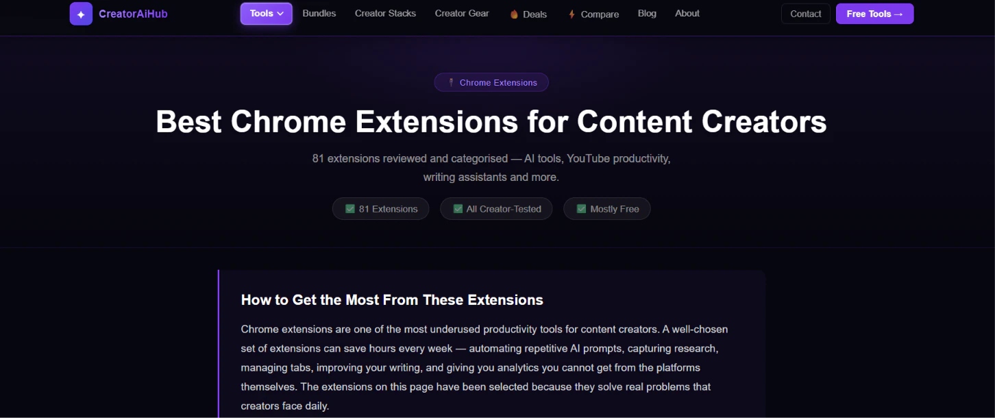 CreatorAiHub 截图 3
