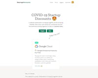 COVID-19 Startup Discounts 🦄 media 3