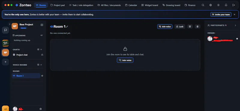 Zonteo — your team's spatial workspace screenshot 1