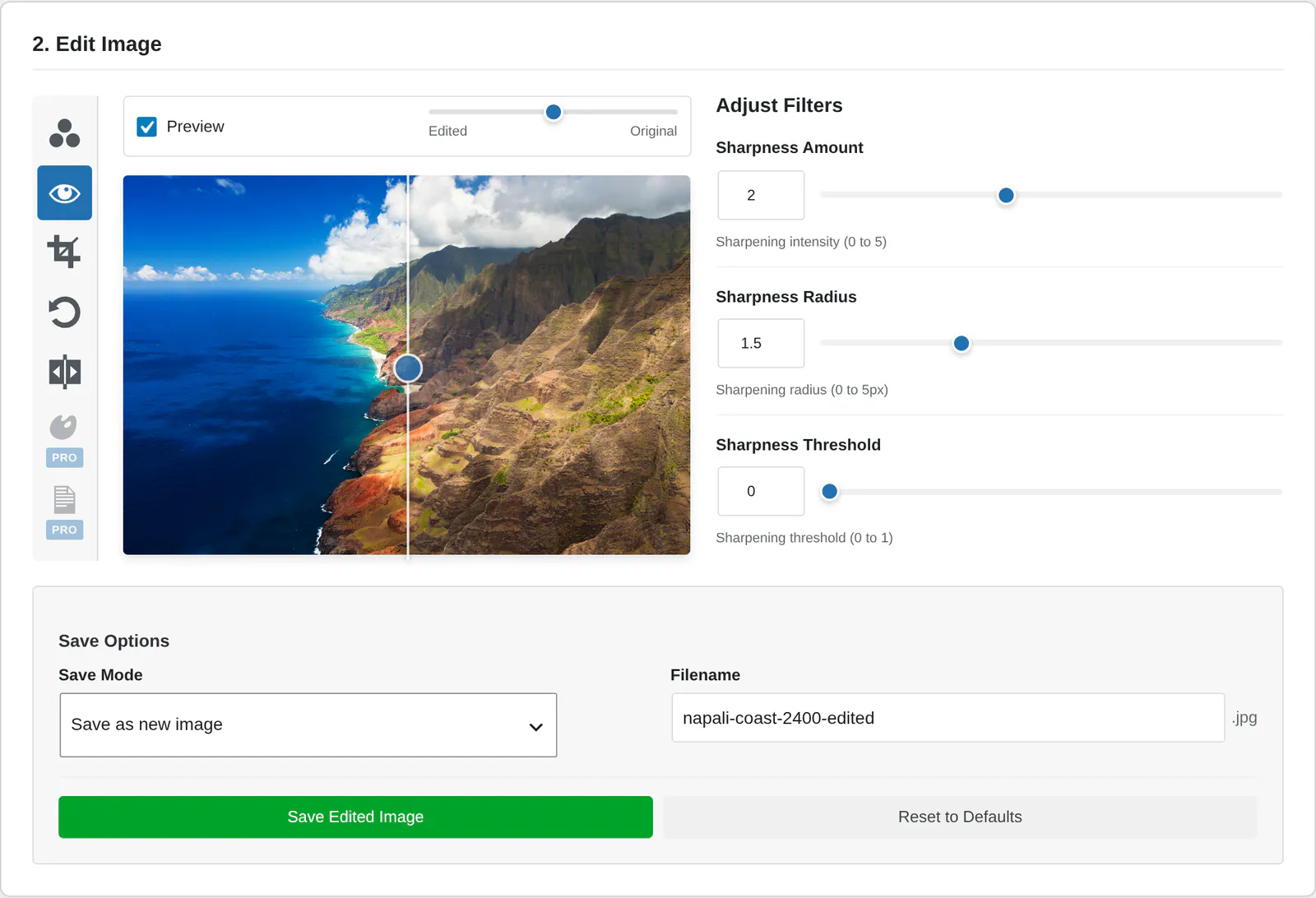 Advanced Pixel Editor for WordPress gallery image