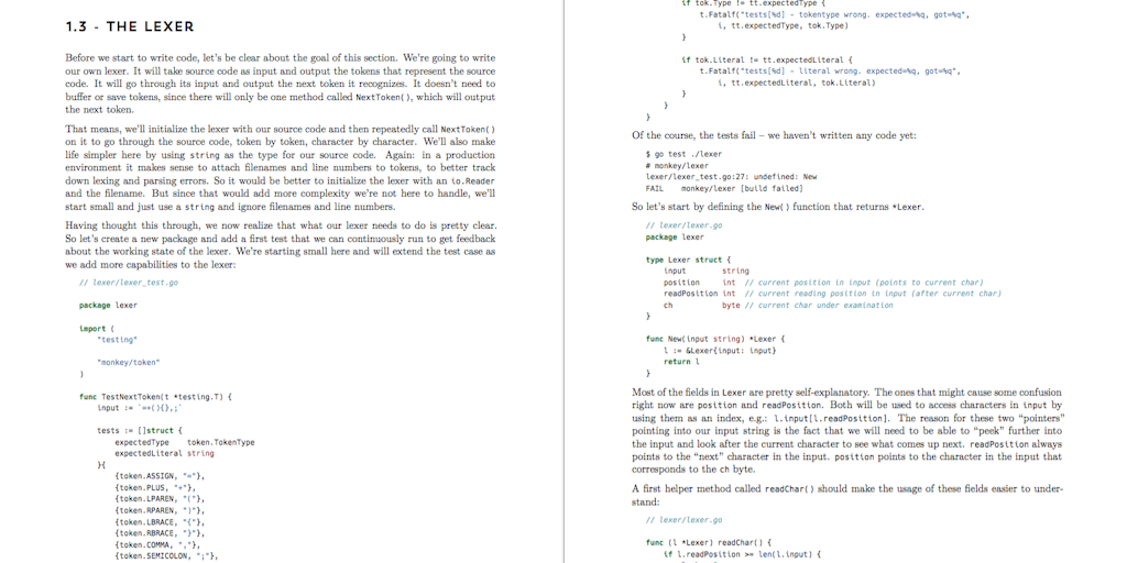 Writing An Interpreter In Go: Learn how to build your own programming ...
