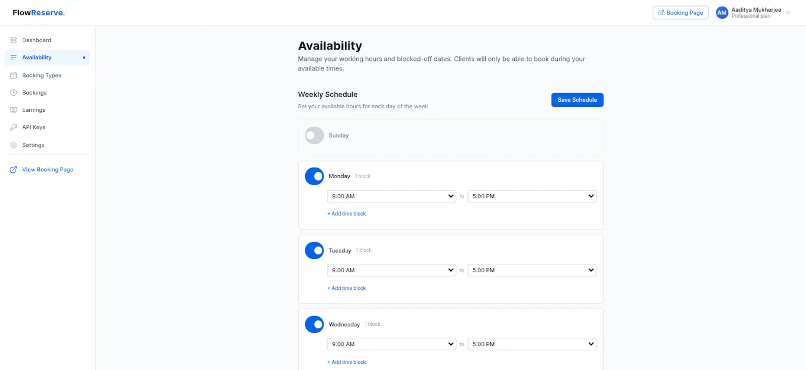 FlowReserve screenshot 5