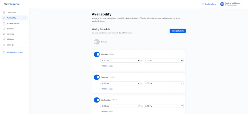 FlowReserve screenshot 5