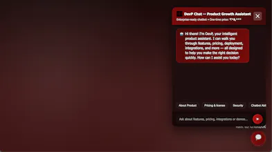 DevP Chat — The White-label Chatbot gallery image