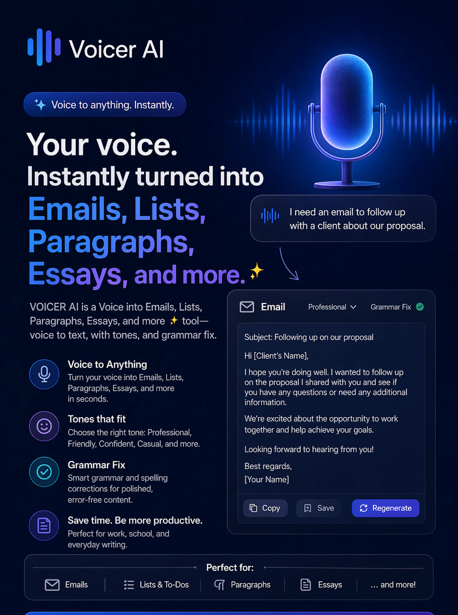 Voicer AI  screenshot 3