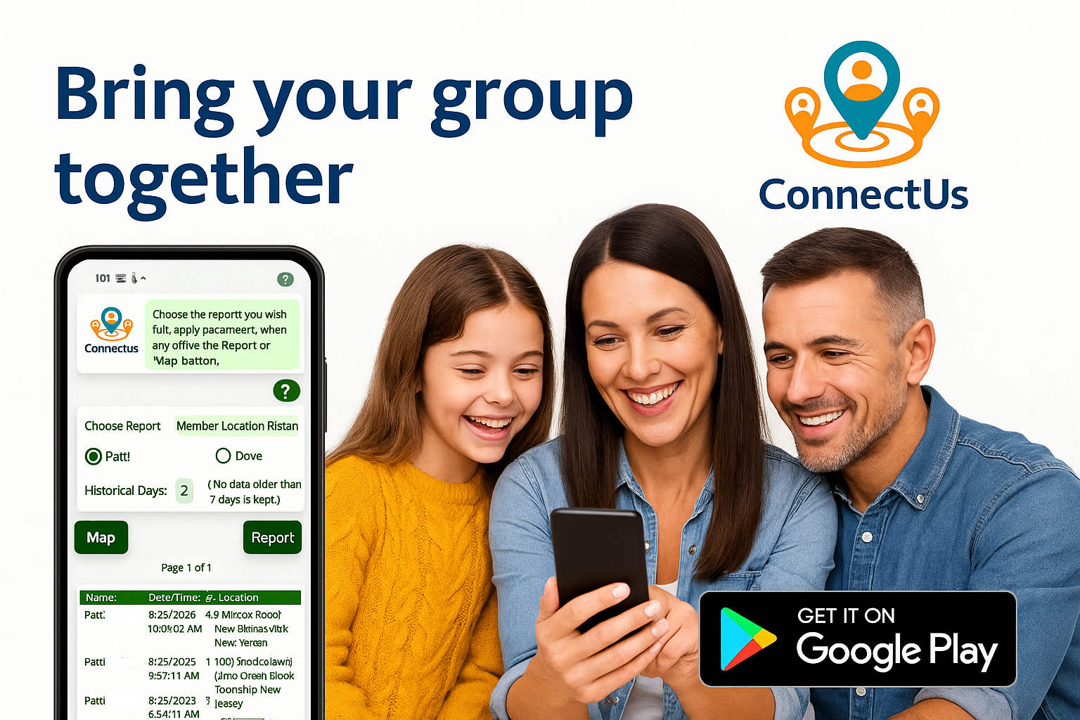 ConnectUs - Main product screenshot demonstrating key features and user interface