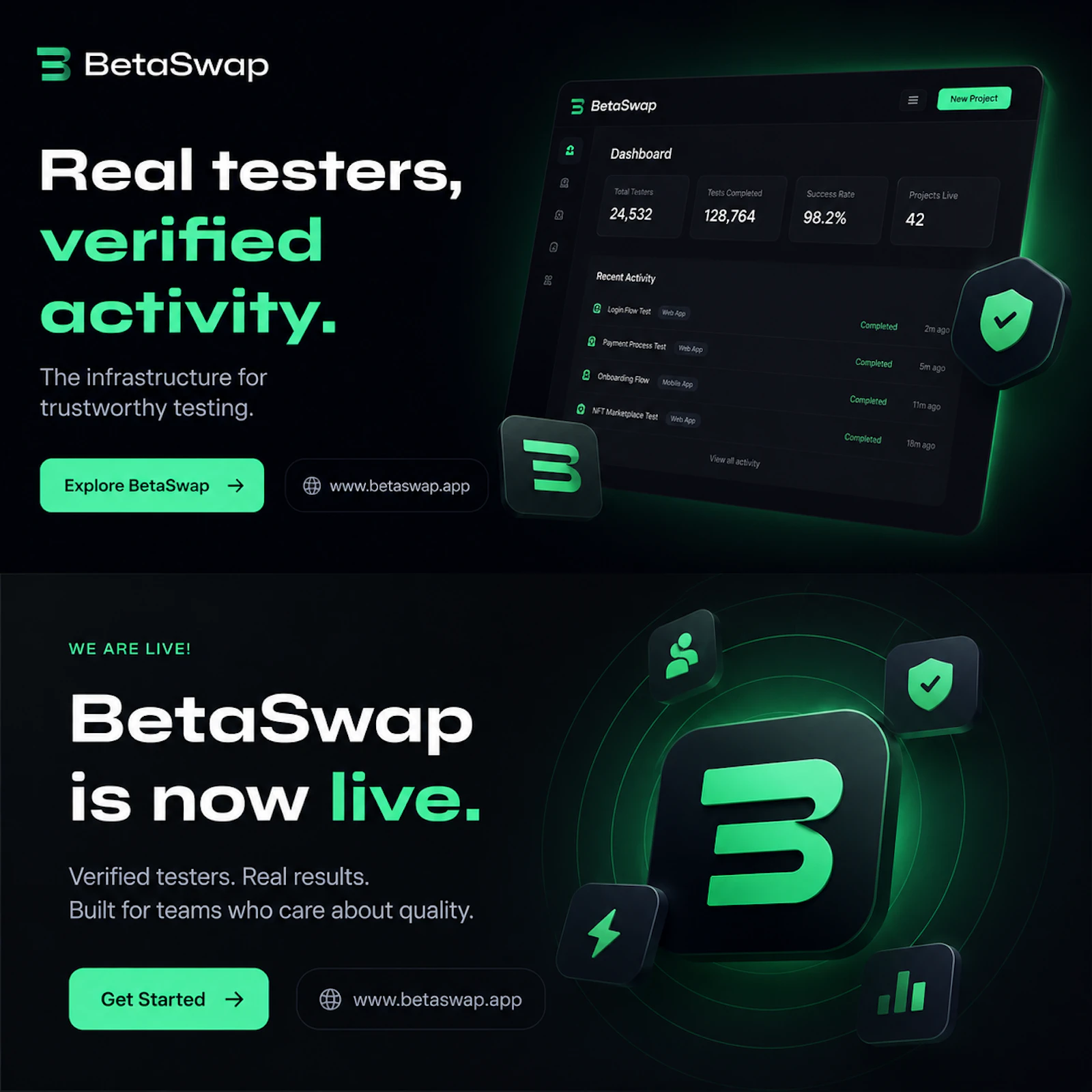 BetaSwap screenshot 2