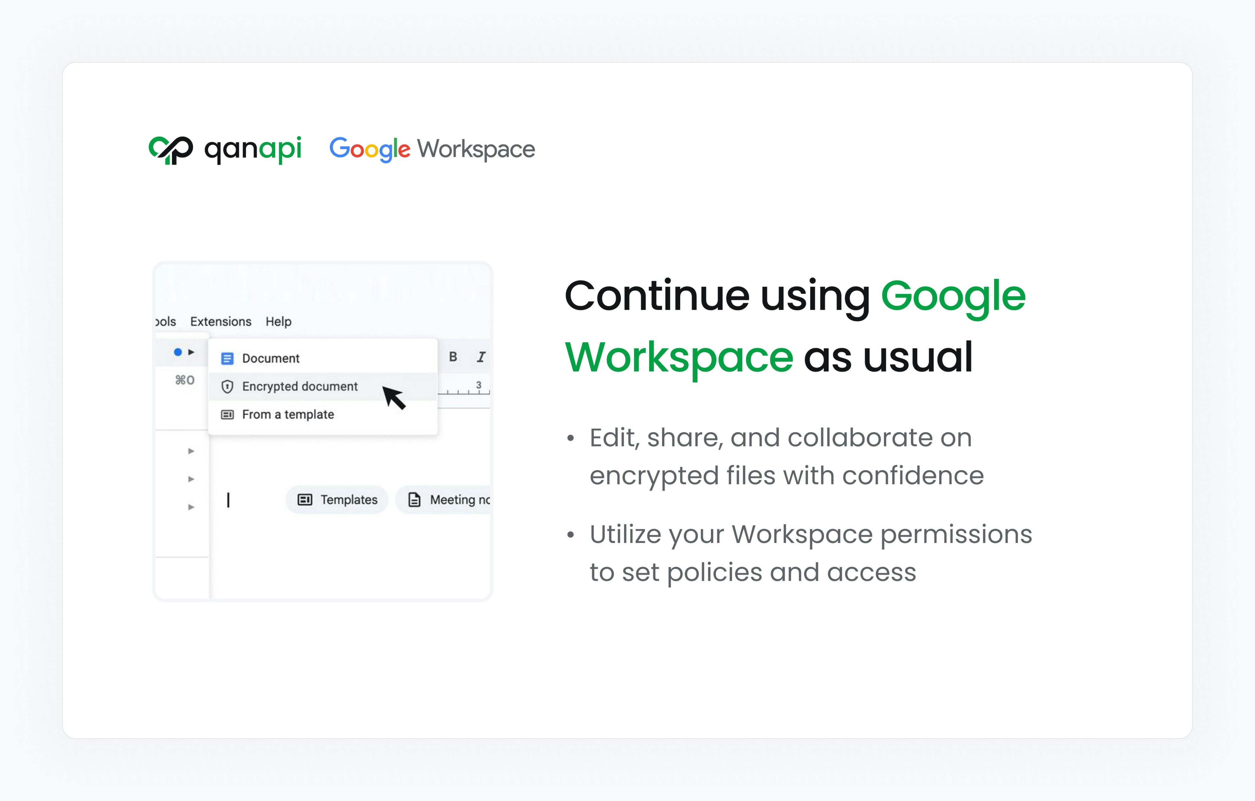 Média Qanapi KMS pour Google Workspace CSE - Sécurisez vos données Google Workspace en quelques minutes 5