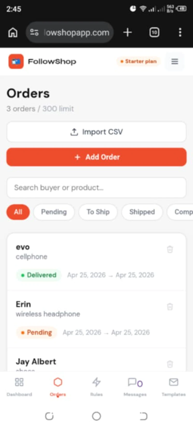 FollowShop screenshot 3