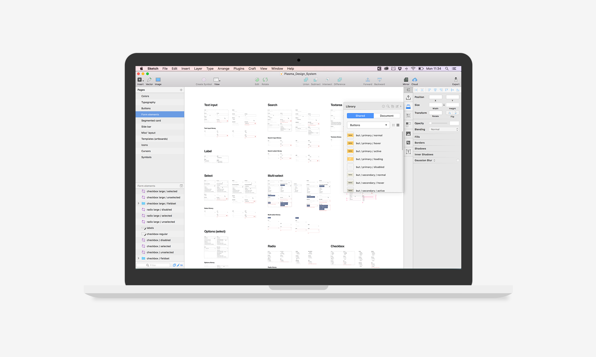 Plasma design system gallery image
