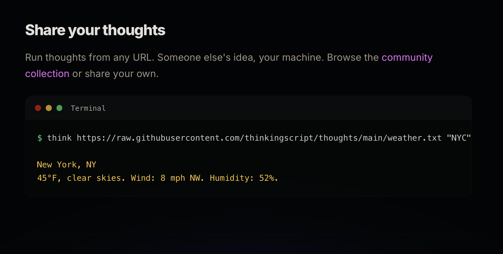 ThinkingScript gallery image
