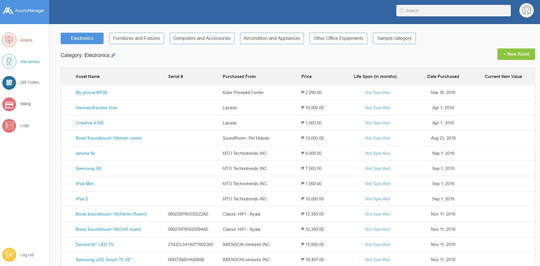 AssetsManager gallery image