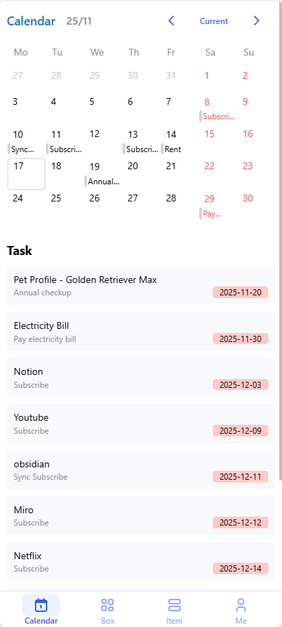 CabMemo - Screenshot 2 showing product features and functionality