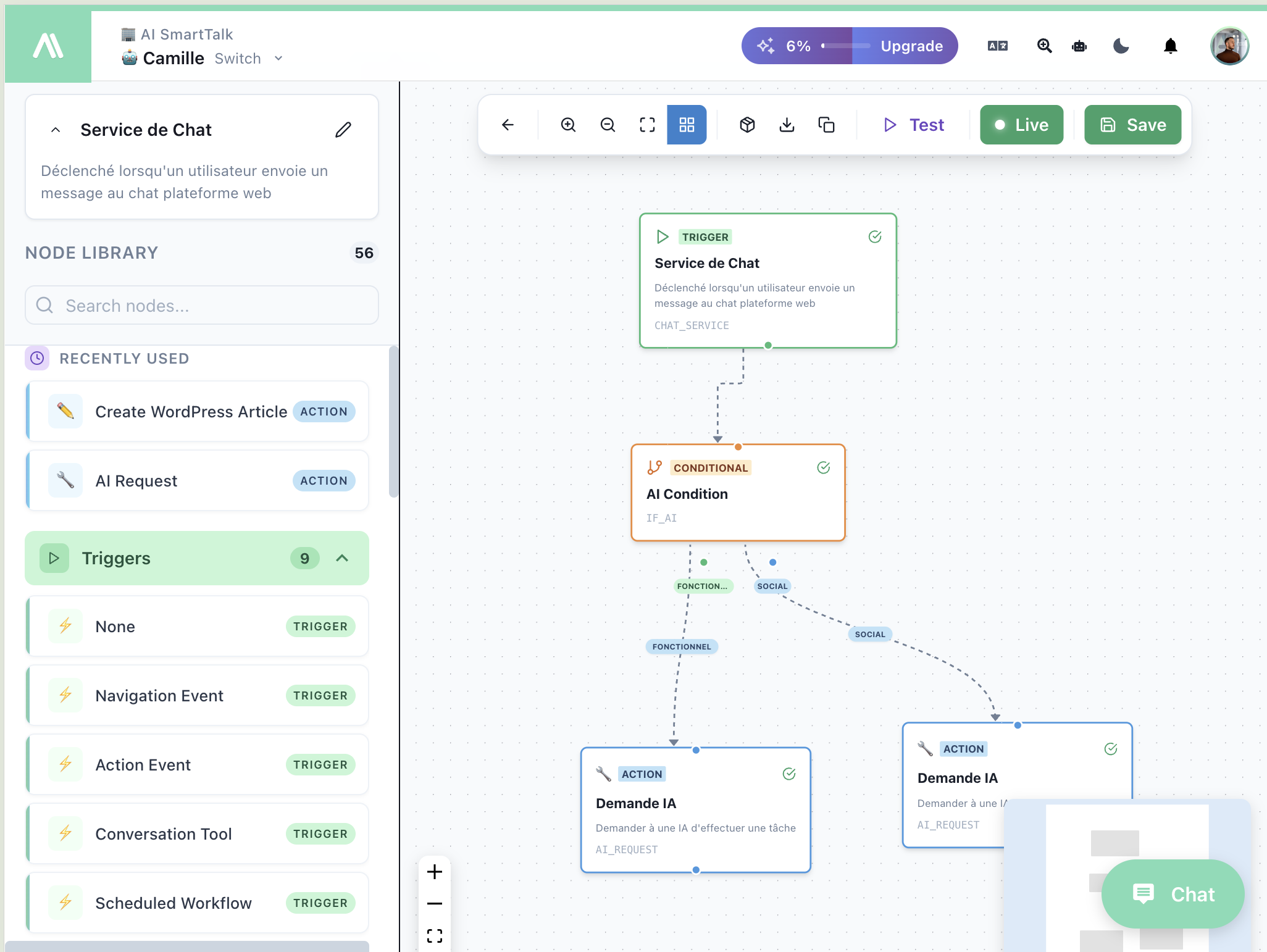 AI SmartTalk - Screenshot 5 showing product features and functionality