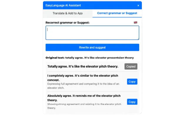 EasyLang.site - AI Language assistant gallery image