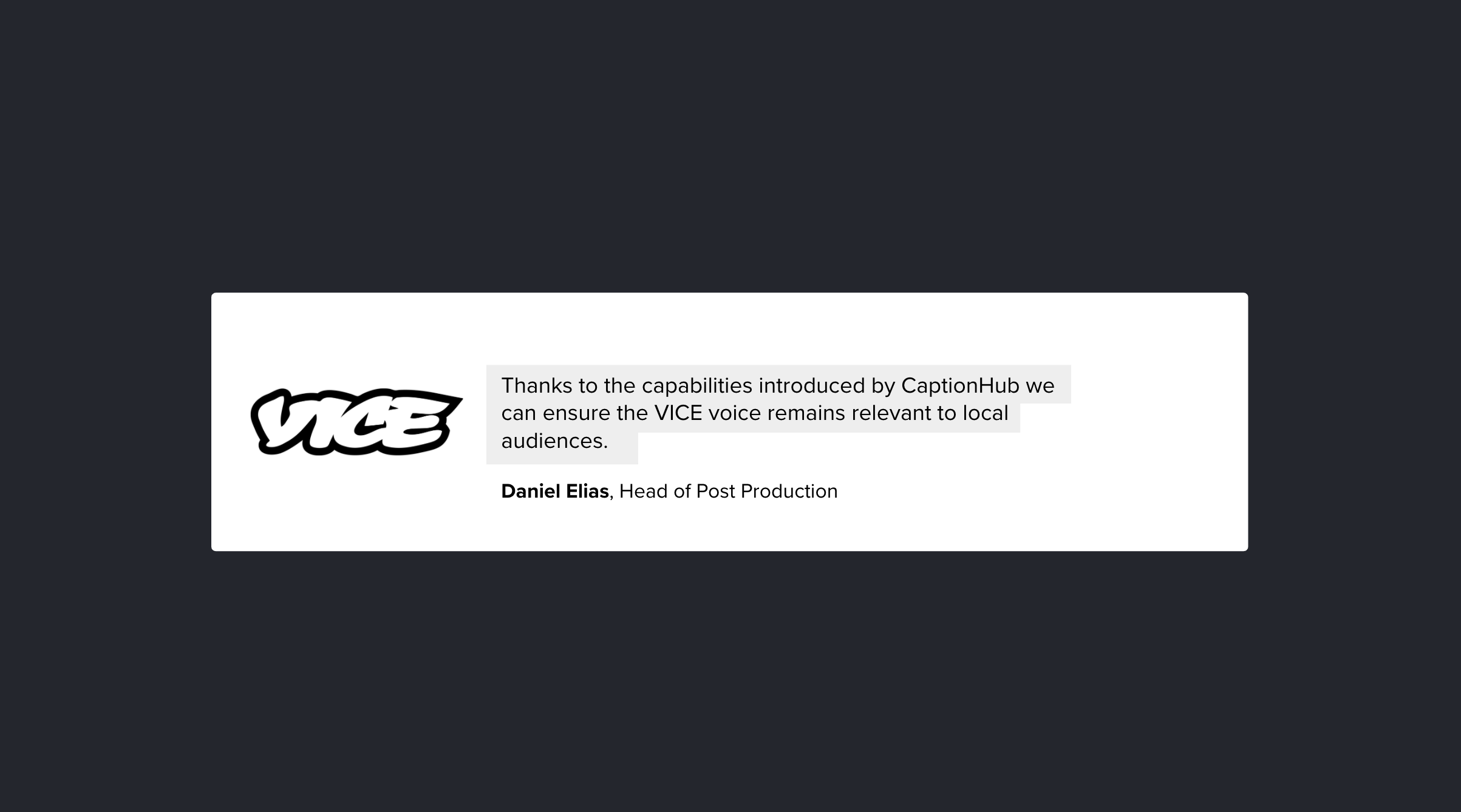 CaptionHub gallery image