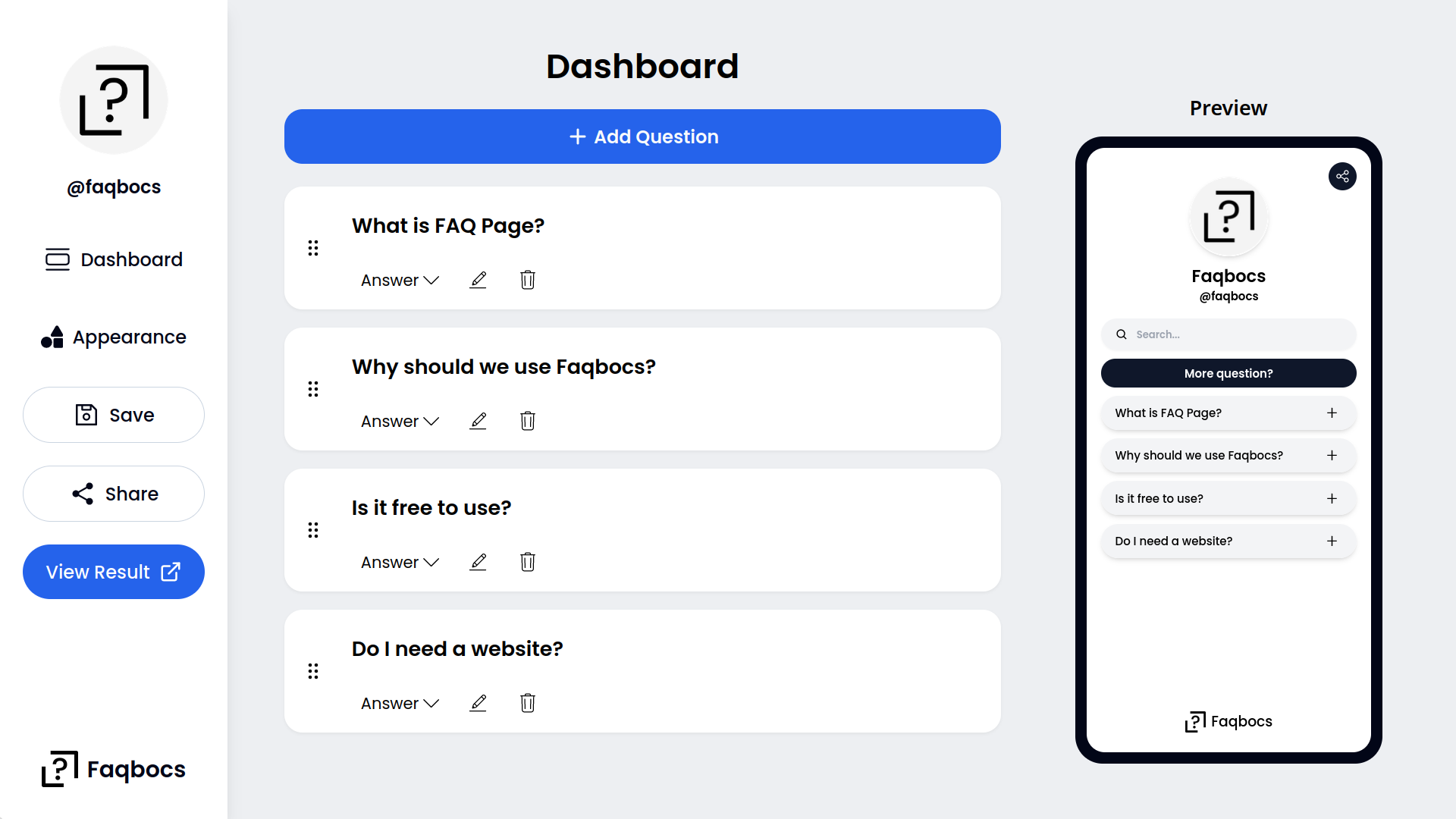 Faqbocs - Pagina FAQ media 2
