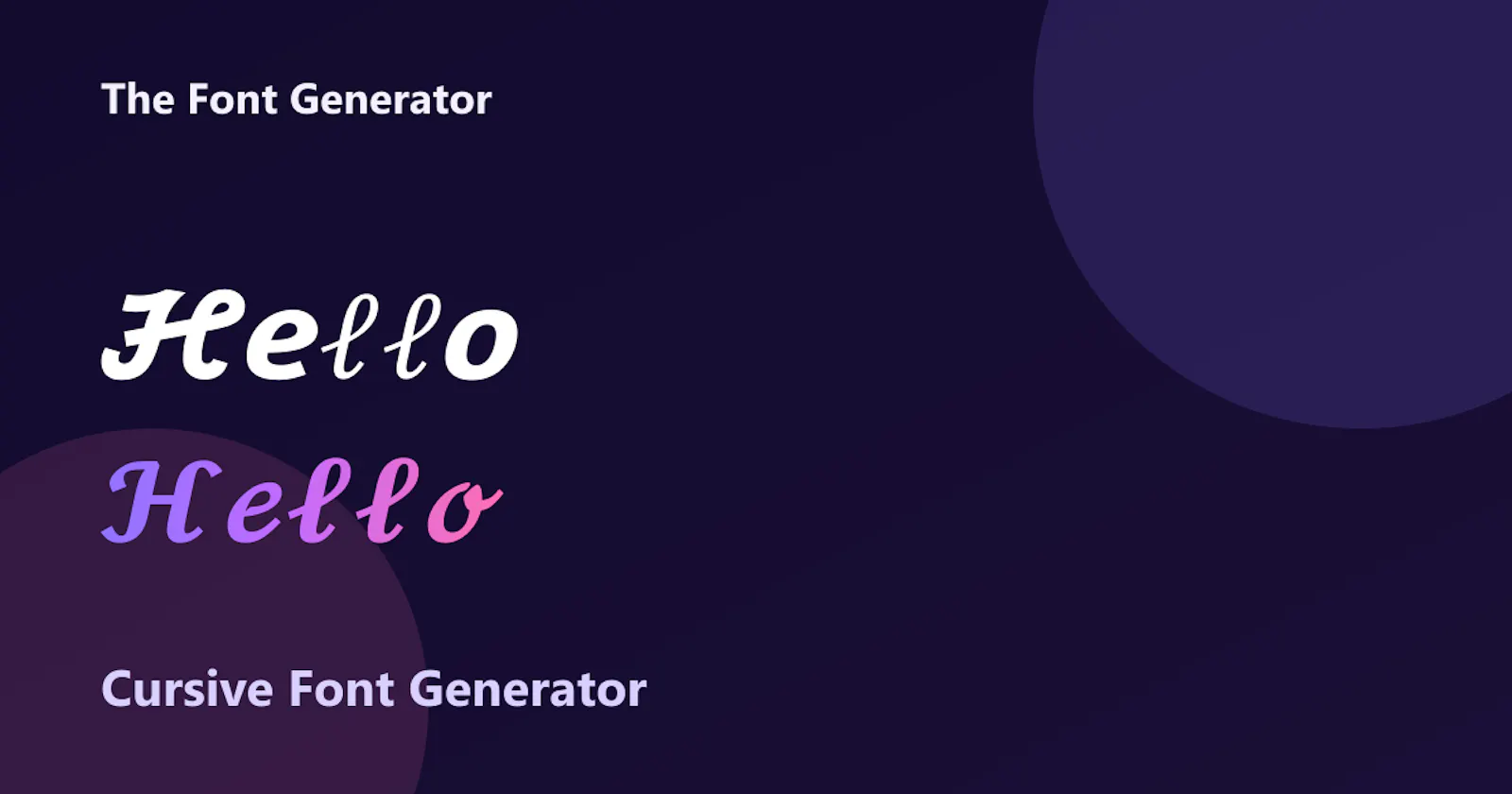 The Font Generator screenshot 5