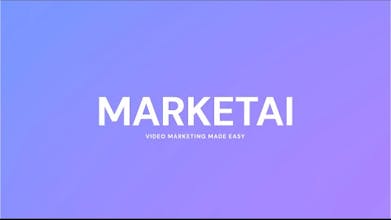 MarketAI logo: A stylish logo with the text &lsquo;MarketAI&rsquo; in bold, modern font.