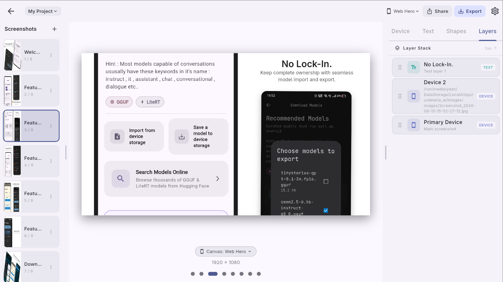 App Screenshot Studio gallery image