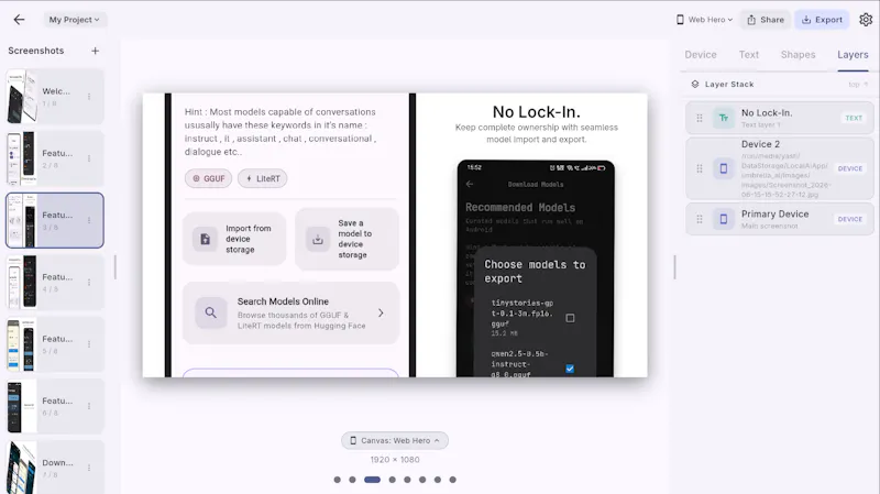 App Screenshot Studio screenshot 4
