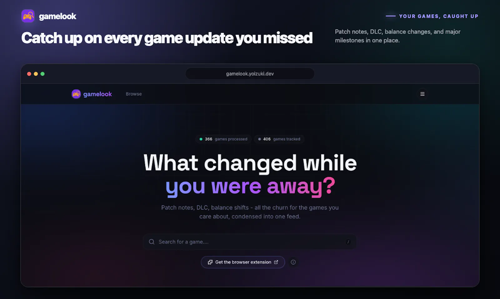 Gamelook screenshot 2