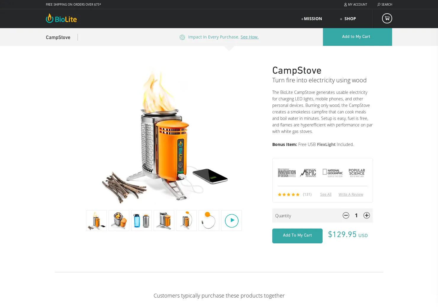 BioLite Campstove